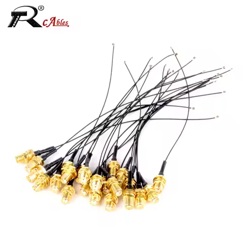 10PCS/LOT RG1.13mm 0.81mm Pigtail Extension MHF RF Cable SMA Female to ufl U.FL MHF 4 Female RP SMA 