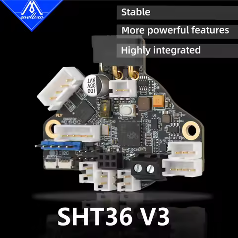 Mellow Fly SHT36 V3 Klipper Compatible 3D Printer Klipper/RRF Canbus RS232 Board Max Plus LDC1612 Ed