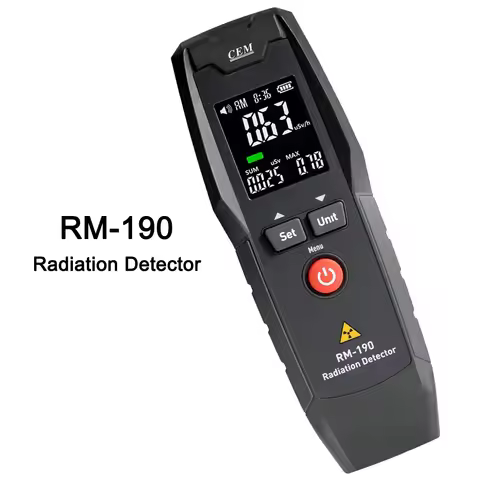 CEM RM-190 Radiation Detector Geiger Alpha Beta Gamma Professional Meter X β γ Ray Radiation Tester