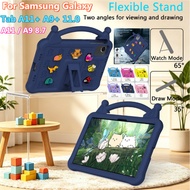 For Samsung Galaxy Tab A11+ A9+ 11.0 / A11 A9 8.7 SM-X110,X115 Cover: Kids Safe EVA Bear Handheld Sh