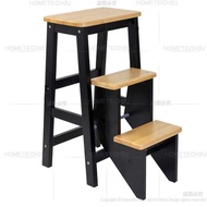 Malaysia Solid Wood Bar Chair Foldable Step Chair Step Stool Ladder Chair Kerusi Tangga Kayu