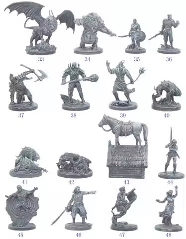 TRPG board game Old World Wargaming terrain and miniatures 33~48 TROLL Ciri Othar Eredin Monster War