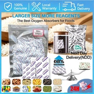 100 Bags Food Grade Oxygen Absorber 30cc/50cc Oxygen Absorber Packets Deoxidant Bag  For Long Term F