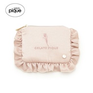 Gelato pique22 Spring New Product Female Storage Bag Solid Color Frilled Embroidery Thread Coin Purs