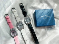 นาฬิกา  Franck muller - vanguard V32 มี 3 สี  : ขาว   ดำ   ชมพู   หน้าปัด + - นิดหน่อย   32mm. × 42mm.