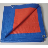 harga lelong kanopi kanvas Biru oren Blue orange CANVAS TARPAULIN S size GRADE AA (Ready stock)