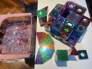 Connetix + Mega tiles Magnetic tiles