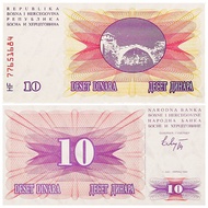 Bohei 10 Dinar 1992 Europe Europe Countries Banknotes Banknotes Coins Currency Collection Security C