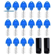 Beer Tap Plug Brush 18 Pack for Draft Beer Faucet Cap Plugs Cleaning Tap Rubber Stopper Plug Cover B