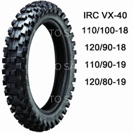 ยางวิบาก IRC รุ่น VX-40 ยางวิบากสำหรับสนามแข็ง คุณภาพดีเยี่ยม สำหรับรถวิบาก ขอบ 18 19 21 CRF KLX