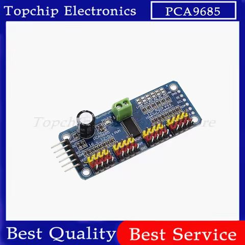 Shield Driver For Raspberry Pi 16 Channel 12-Bit PWM Servo Shield Driver I2C Interface PCA9685 Modul