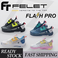 【Ready Stock】FELET Badminton Shoes Flash Pro Series (100%Original)