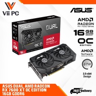 ASUS Dual Radeon RX 7600 XT / 7600XT OC Edition 16GB GDDR6 DUAL FAN GAMING GRAPHIC CARD