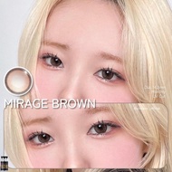 คอนแทคเลนส์(มินิ) Mirage Brown / Gray (Wink) ⭐️ลายฮิต ขายดีมาก กรองแสงกันยูวี