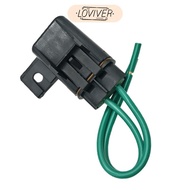 [Loviver] Inline Fuse Holder 15 Gauge AWG Waterproof Blade Fuse Holder with 30AMP Fuses