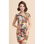 Fashionhomez 4162 Floral Dress (L)