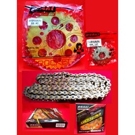 HONDA RS 150, CB 150R, CBR 150, GTR 150 Osaki LUCKY GOLD (Chain and Sprocket Set