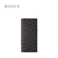 Bonia Black Dario Monogram Long Wallet