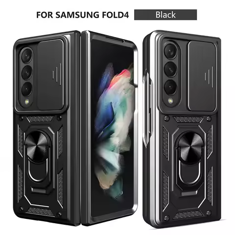 For Samsung Galaxy Z Fold4 5G Case Slide Armor Shockproof Phone Cases for Galaxy ZFold4 Z Fold 4 Z4 