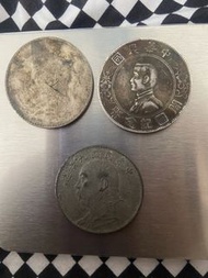 收購銀幣 民國銀元 袁世凱、孫中山紀念幣 民國錢幣 光緒元寶 宣統元寶 大清銀幣 銀錠 龍銀