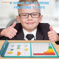 widefiling Magnetic Fraction Demonstration Book, Magnetic Fraction Book For Kids, Magnetic Fraction 