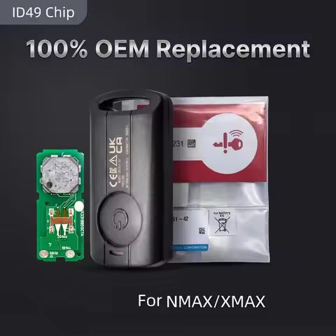 LAVA 433.92MHz FSK Motorcycle Smart Remote Key with NCF29AxVTT Chip ID49 for NMAX AEROX XMAX SNIPER 