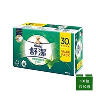 【Kleenex 舒潔】特級舒適潔淨蘆薈萃取抽取式衛生紙 100抽x30包*串