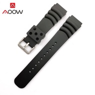 Silicone Sport Strap 20mm 22mm Waterproof Diving Watchband PU Rubber Men Replacement Bracelet Band Watch Accessories for Seiko