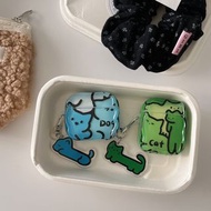 🎁卡通線條狗仔蘋果耳機殼🎁（免費順豐）（現貨）（全新）（送耳機繩）蘋果耳機殼，AirPods，AirPods pro，Airpods3，AirPodsPro2，airpods pro2 蘋果耳機，ai