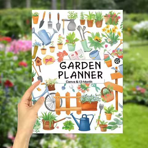 Garden Planner Notebook Plant Care Tracker Watering Schedule Journal Garden Plant Care Log Book