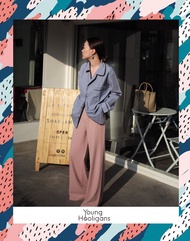 Younghooligans - PJ shirt Navy Striped