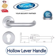 * * St Guchi SGLHR-101SS Hollow Lever HANDLE for Mortise Lockset Pintu Tangan