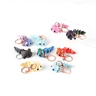 3D Printed Cute Axolotl - Articulated Salamander Model with Movable Joints, Adorable Aquatic Pet Fig