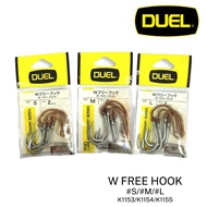 DUEL - W FREE HOOK LURE ACCESSORY SERIES ASSIST HOOK