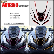 For 2025 New Model ADV350 Motorcycle Front Fairing Waterproof Decorative Decal