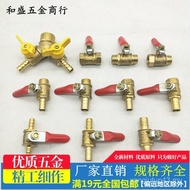 Small Red Handle Ball Valve Switch 1/4/3/8 Valve 4 Points Inner Wire Outer Thread Insert Pagoda Head