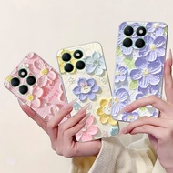 For Honor X8b 2023 Case LLY-LX1 LLY-LX2 LLY-LX3 Silicone Cover Popular Flower Butterfly Soft TPU Cas