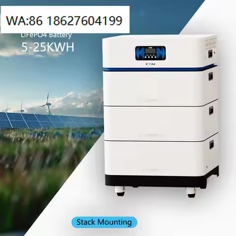 All in One Stackable 5KWh/10KWh Battery 5KW Hybrid Grid Inverter Solar Storage System for Home Use