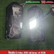 ไฟท้าย Dmax 2012 2013 2014 2015 2017 ลาย 2024 สี RGB เปลี่ยนสีได้ ใส่กับ Dmax 2012-2019 ได้เลย ตรงรุ