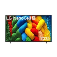 LGทีวี NANO80 สมาร์ททีวี 86 นิ้ว 4K NanoCell UHD LED รุ่น 86NANO80ASA.ATM ปี 2025