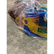 VISOR HELMET LTD , SWAN,ONZA TINTED RAINBOW