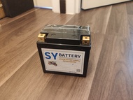 SY Battery รุ่น YT5 LiFePO4 แบตฯลิเทียมฟอสเฟส สำหรับมอเตอร์ไซค์ 12V 6.0 AH