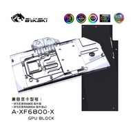 Bykski Water Block Use for XFX Radeon RX 6800 Speedster Merc 319 GPU / Video Card / Full Cover Coppe