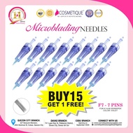 F7 PINS - 7 PINS FOR EYEBROWS( VIOLET ) BUY 15 + 1 FREE