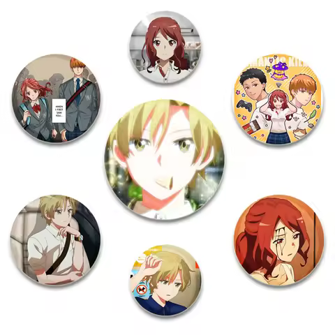 58mm Anime Romantic Killer Badge Brooches Souvenir Clothing Bag Backpack Pin Fashion Jewelry Gifts f