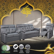SamPoint Sofa Set 1 Seater + 2 Seater + 3 Seater Luxury Sofa Ruang Tamu Sofa Home Furniture Fabric F