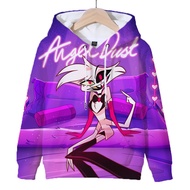 2023 NewCartoon Hazbin Boss 3D Print Hoodie Sudadera Kids Clothes Casual Pullover Winter Boys Hoody