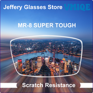 VMIQE Jeffery Upgrade 4 Times MR-8 Super-Tough Optical Lenses 1.56 1.61 1.67 Thinner Aspherical Prescription Lens UV Protection PIVBQ
