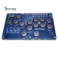 Fight Stick Game Controller Fight Stick  Joystick Hot-Swap Controller Mini  Console for PC/Switch//,