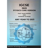 🌐IGCSE Past Year Papers📝 | Physics Core Version 0625 ⚛🔋💡☢ | Any Year to 2021📆